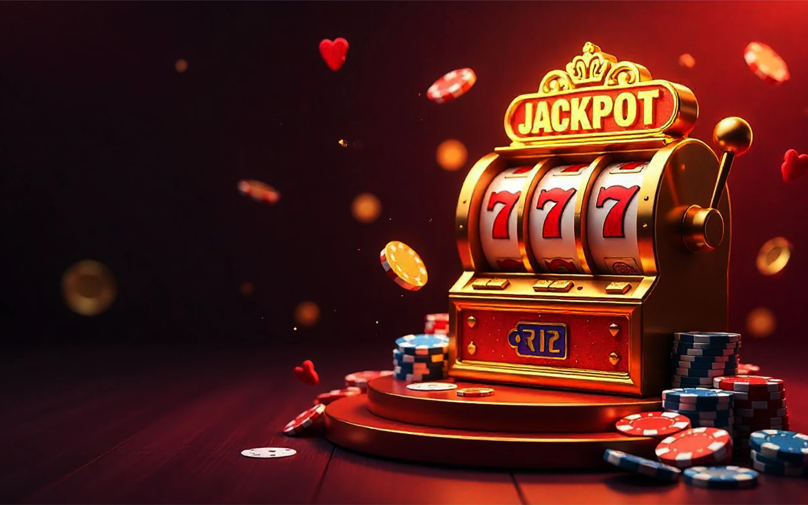 Antarmuka slot mobile dengan simbol pada beberapa reel